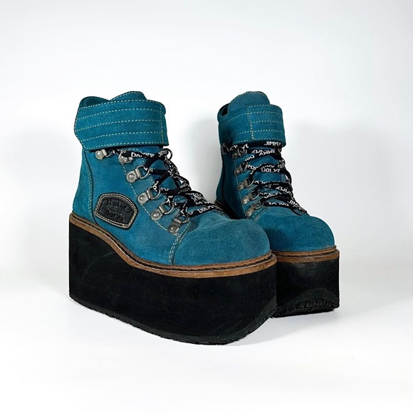 90s Jimmy Dolye Platform Boots - Picture 1 of 4